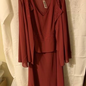 Mother of the bride. Dress with jacket.